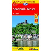 19 Cykelkarta Tyskland Mosel-Saarland 1:150.000